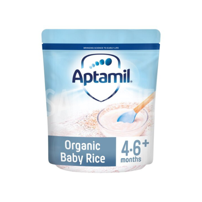 Aptamil Organic Baby Rice Cereal 4-6+ Months 100g