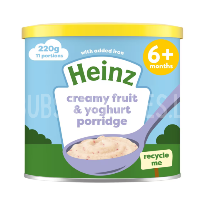 Heinz Creamy Fruit & Yogurt Porridge 6M+ 220g