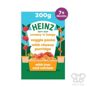Heinz Veggie Pasta with Cheese Baby Food Porridge 7m+ 200g