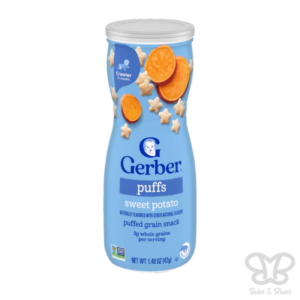 Gerber Snacks for Baby Grain & Grow Puffs, Sweet Potato, 8m+ 42G