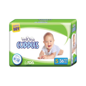 Velona Cuddles Small Size Baby Diapers 36 Pcs Pack