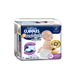 Velona Cuddles Overnyts Ultra Slim Baby Diapers XL 22 Pcs (12+kg)