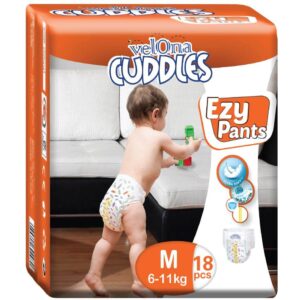 Velona Cuddles Ezy Pants Size M 18 Pcs Pack