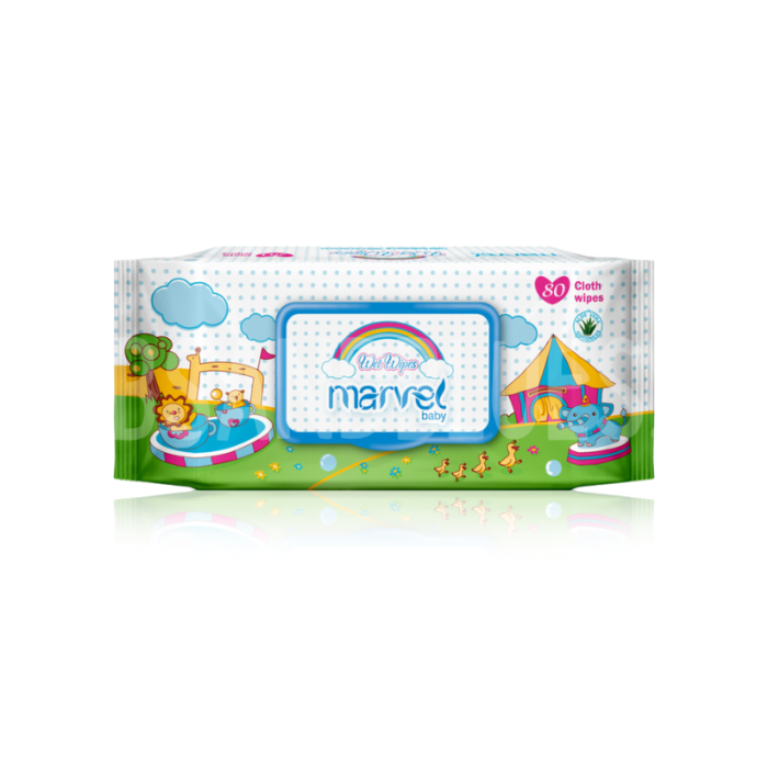 Marvel Baby Wet Wipes 80 Pcs