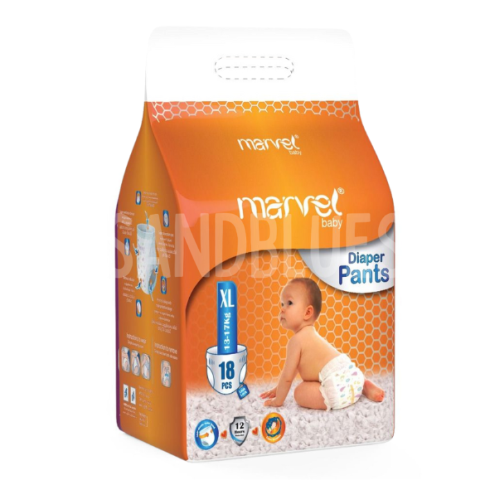 Marvel Baby Diapers Pants Size XL 13-17Kg - 18pcs pack