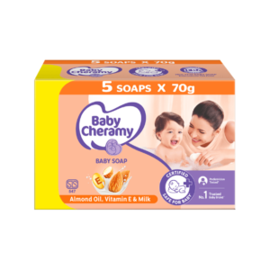 Baby Cheramy Baby Soap Eco Pack With Almond Oil 350g