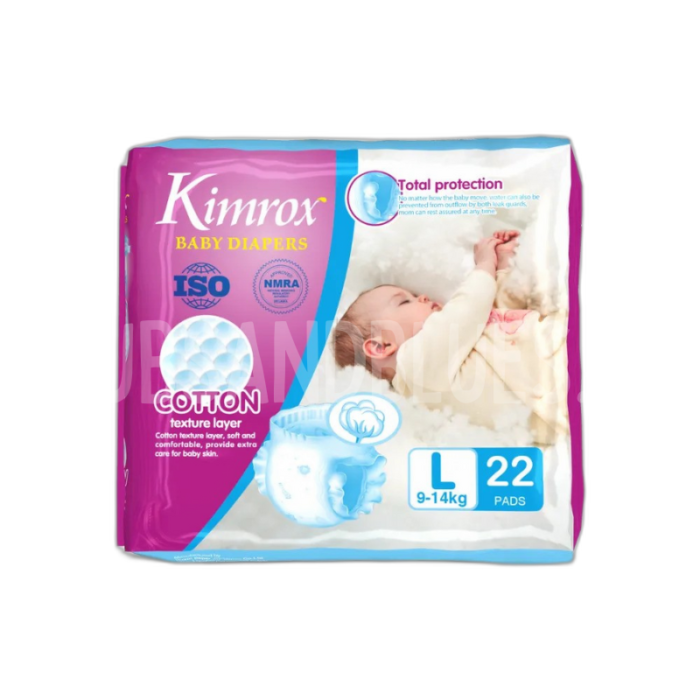 Kimrox Large Size Baby Diapers 22pcs