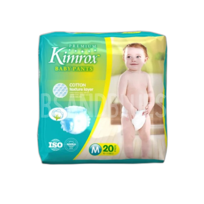 Kimrox Medium Size Baby Diaper Pants 20pcs