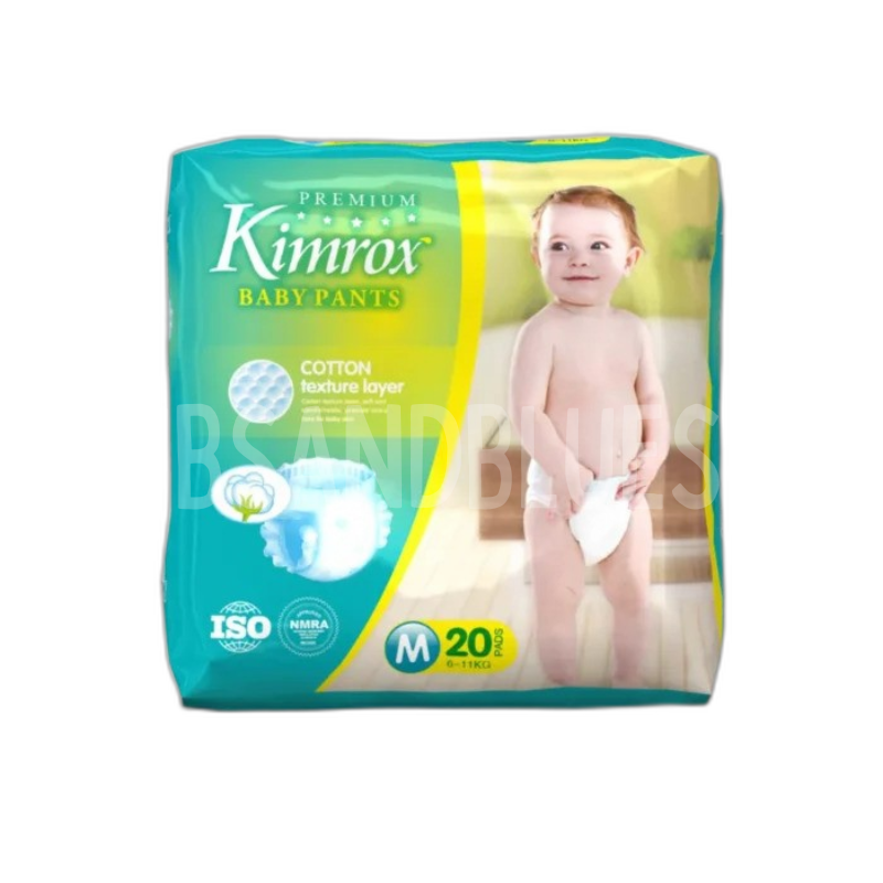Kimrox Medium Size Baby Diaper Pants 20pcs Kimrox Medium Size Baby Diaper Pants 20pcs