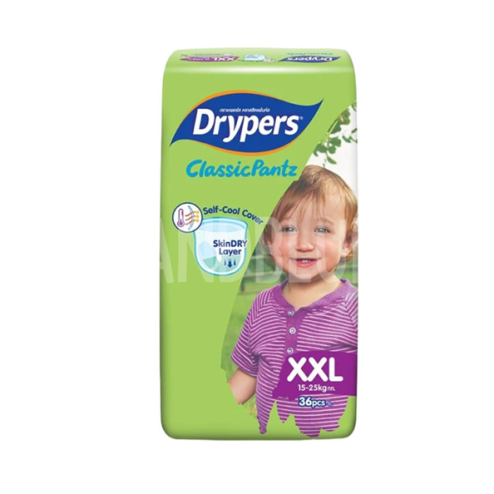 Drypers Classic Pantz Mega 15-25 Kg XXL 36 Pcs