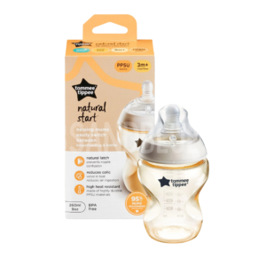 Tommee Tippee Natural Start PPSU Feeding Bottle 260ml 3m+