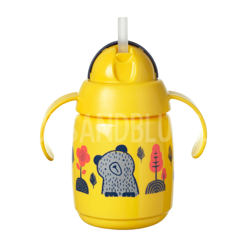 Tommee Tippee Superstar Training Straw Cup 300ml (Yellow) Tommee Tippee Superstar Training Straw Cup 300ml (Yellow)