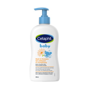 Cetaphil Baby Wash and Shampoo with Organic Calendula 400ml (Canada)