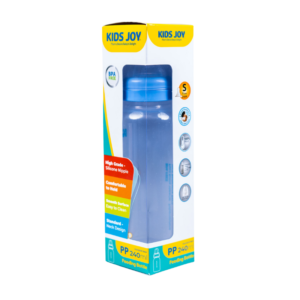 Kids Joy Plastic Feeding Bottle 240ml – Blue