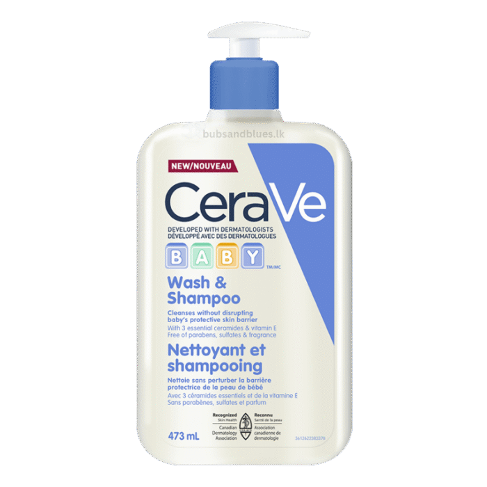 CeraVe Baby Wash & Shampoo 473ml (Canada)