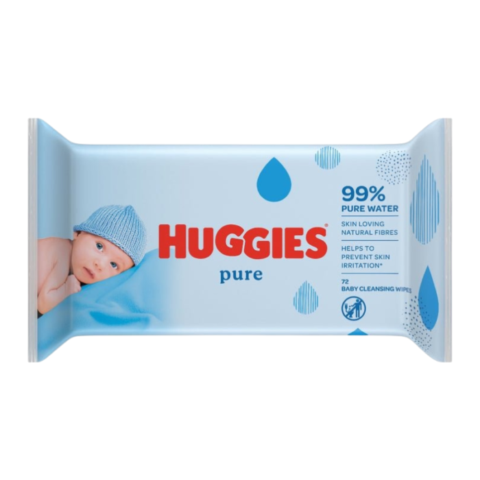 Huggies Pure Baby Wipes 56 Pack