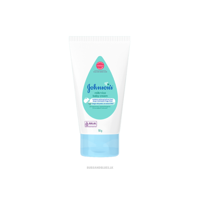 Johnsons Milk + Rice Baby Cream 50g