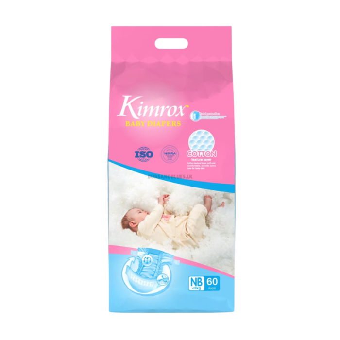 Kimrox Newborn Diapers 60pcs (5kg)