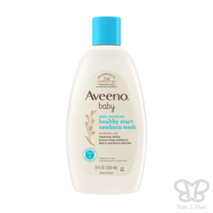 Aveeno daily moisture healthy start newborn wash 236ml