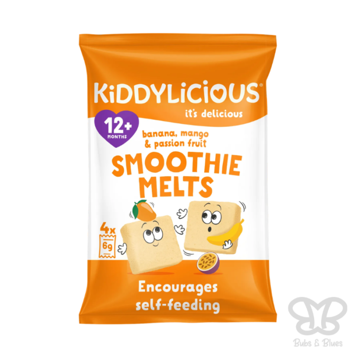 Kiddylicious Smoothie Melts Banana, Mango & Passion Fruit Kiddylicious Smoothie Melts Banana, Mango & Passion Fruit
