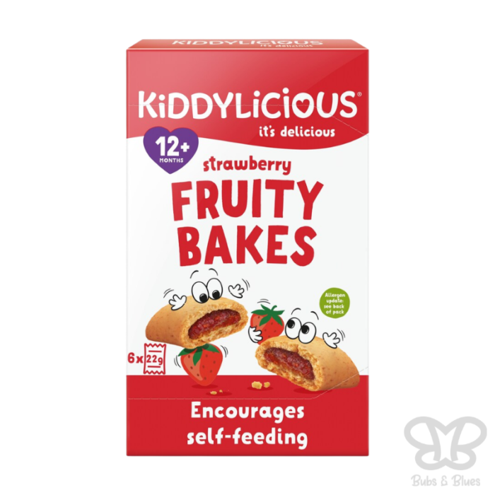 Kiddylicious Strawberry Bakes 6 X 22G