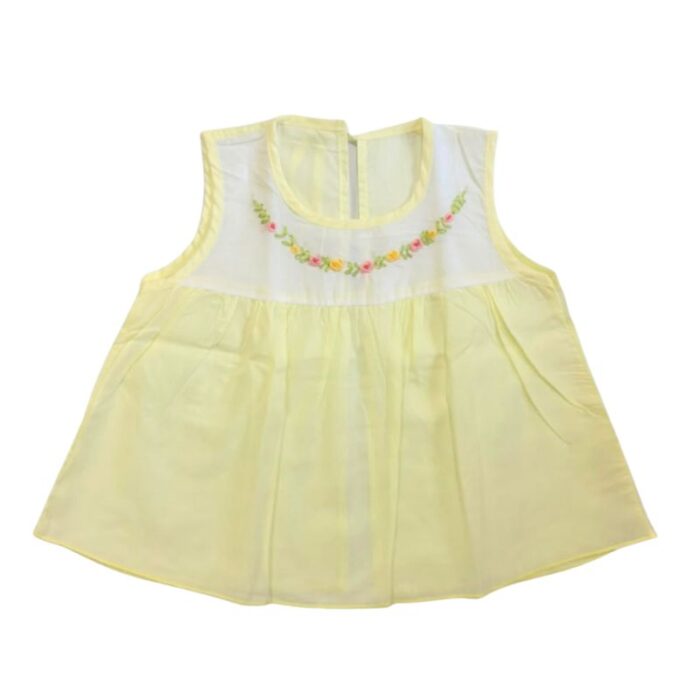 Newborn Baby Frocks - Yoke Dress - Pink