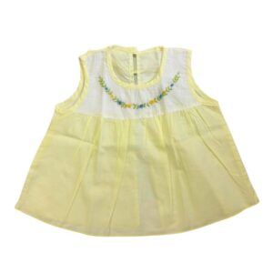 Newborn Baby Frocks - Yoke Dress - Blue